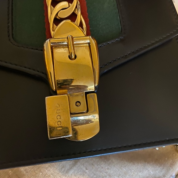 Gucci Sylvie Mini Chain Bag GUC - Picture 13 of 17